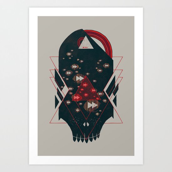 Fast Forward Art Print
