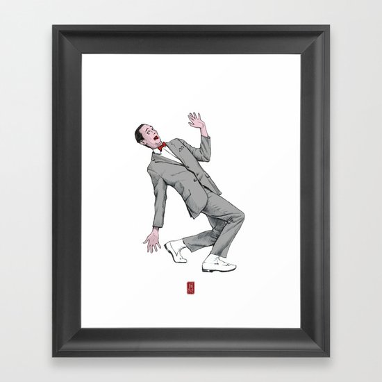 Pee Wee Herman #2 Framed Art Print