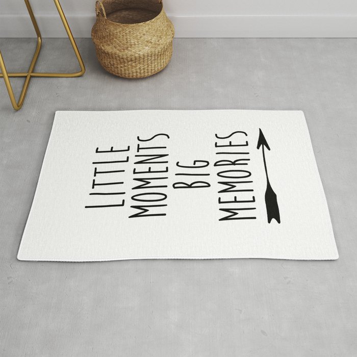 Baby Room Decor Little Moments Big Memories Printable Wall Art Inspirational Poster Kids Dec Rug By Micheltypography