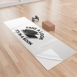 Take A Look It's In A Book Yoga Towel