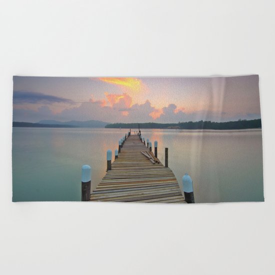 Dock Days Beach Towel