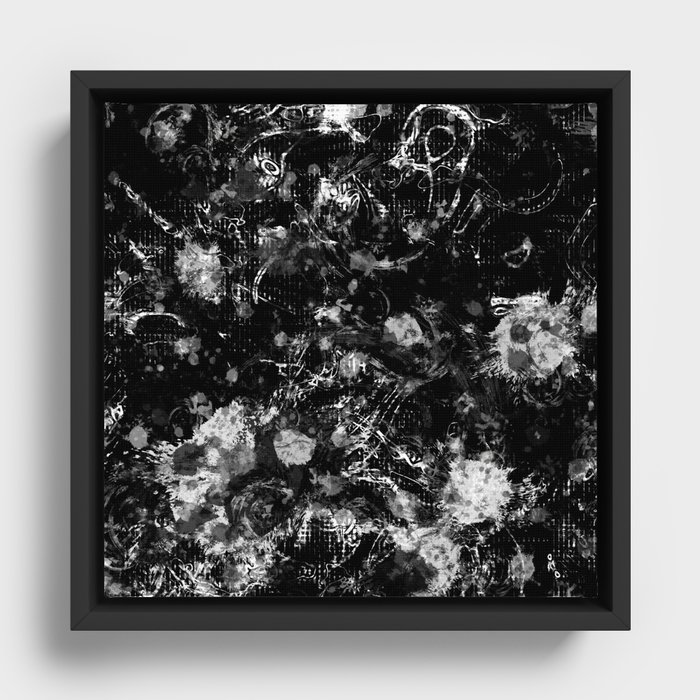 Black and White Framed Canvas