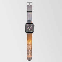 Great Britain Photography - Sunset Over Brighton Palace Pier Amusement Park Apple Watch Band
