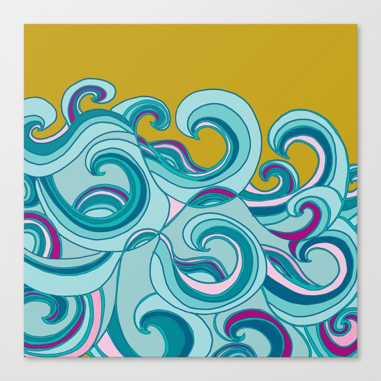 Waves Canvas Print