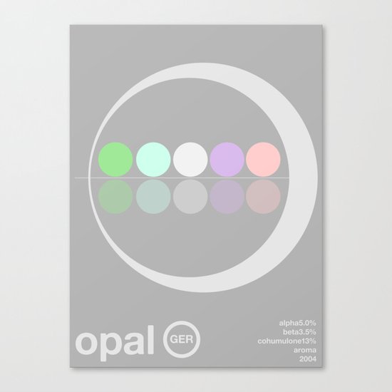 opal single hop Canvas Print