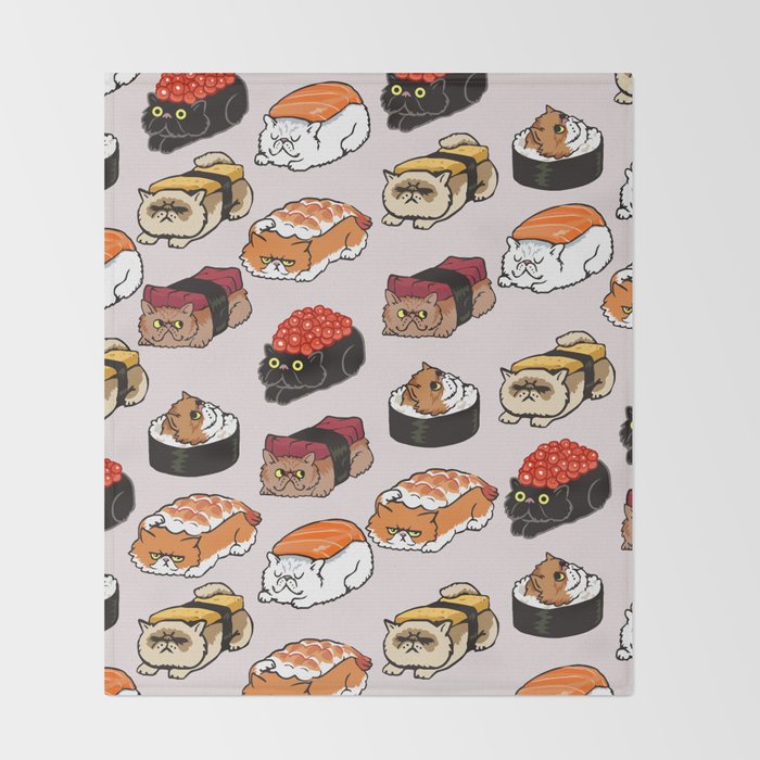 Sushi Persian Cat Decke