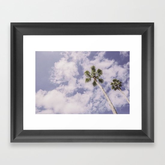 PALMS BEACH Framed Art Print
