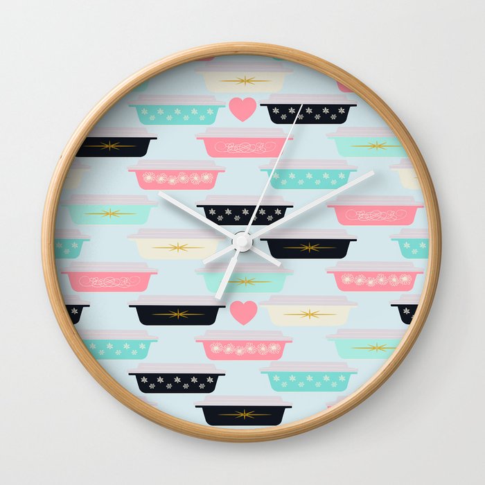 Save Room For My Pyrex Love Wall Clock