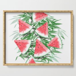 watermelon for my love Serving Tray