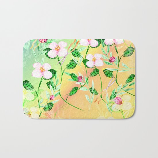 Garden Frenzy Day Bath Mat