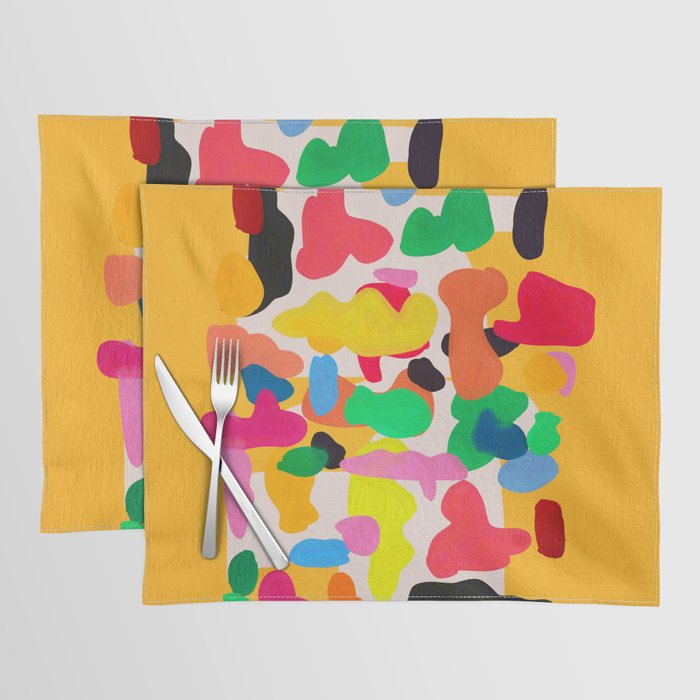 Modern Abstract Shapes 5 Placemat