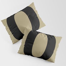 Number 0 (Black & Sand) Pillow Sham