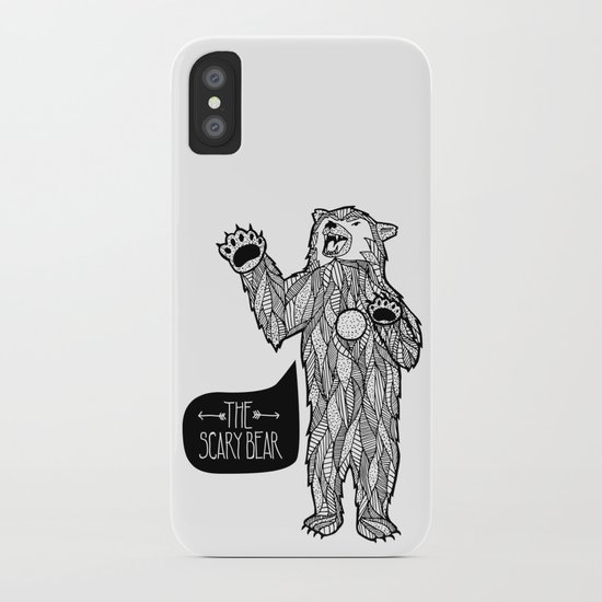 Scary Bear 2 iPhone Case