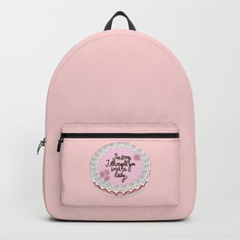 BAD CAKE Backpack | Nasty, Pastel, Cute, Sweet, Mean, Dessert, Cake, Girls, Drawing, Sassy 