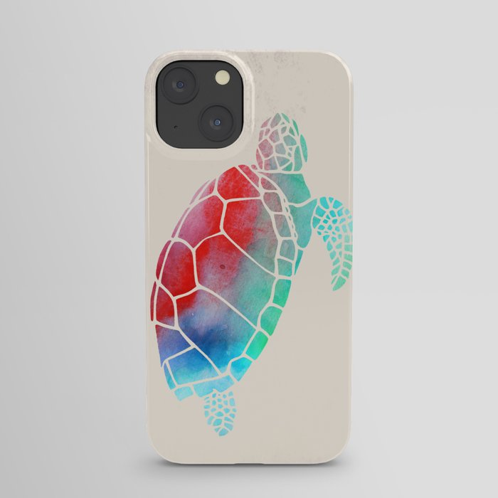 Watercolor Turtle iPhone Case