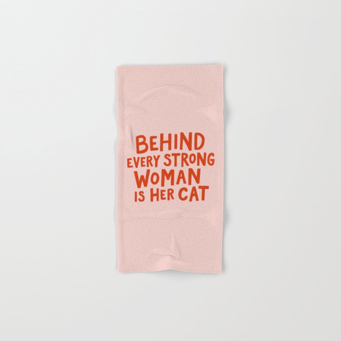 Behind Every Strong Woman Hand & Bath Towel