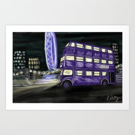 The Knight Bus Art Print