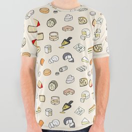Cheese pattern All Over Graphic Tee