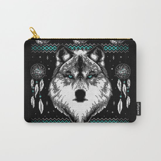 Merry Wolfmas Carry-All Pouch