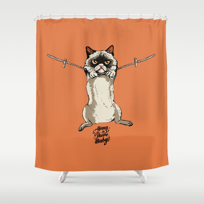 Society6 ケース Hang in There Baby by Huebucket Hang in There Baby Cat Art Print by Huebucket | Society6
