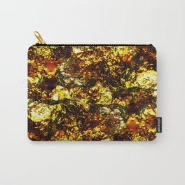 Solid Gold - Abstract, metallic gold textured pattern Carry-All Pouch