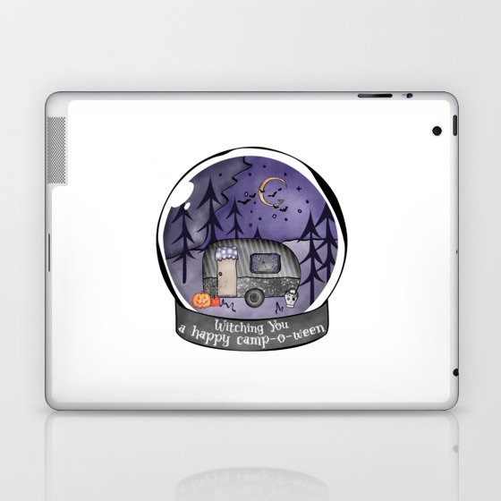 Witch quote camping Halloween Camper Laptop & iPad Skin