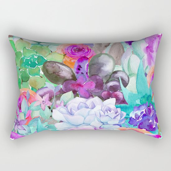 spring pastels Rectangular Pillow
