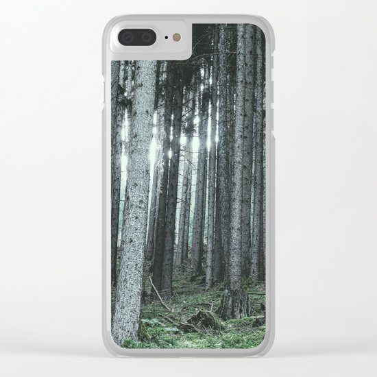 Woodland, Forest, Trees Clear iPhone Case