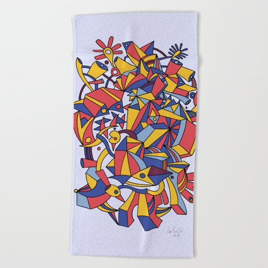 - dreamed architecture - Beach Towel