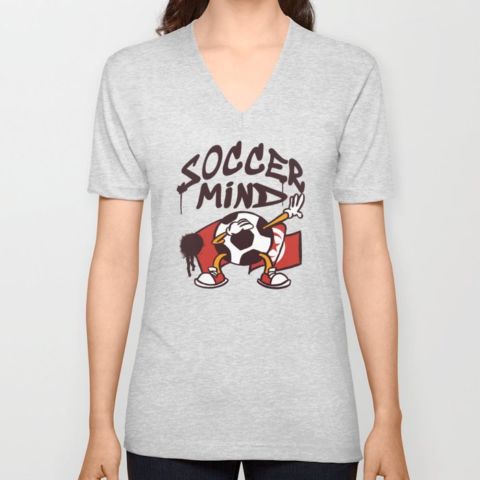 Soccer World Cup 2022 Qatar - Team: Tunisia V Neck T Shirt