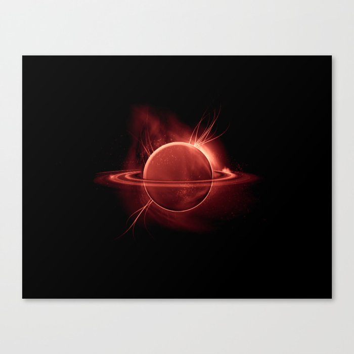 Planet Red Canvas Print