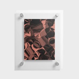 It’s Simple Walnut and Coral  Floating Acrylic Print