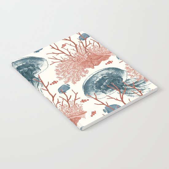 Aquatic Pattern Notebook