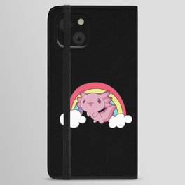 Rainbow Axolotl Cute Axolotl For Kids iPhone Wallet Case