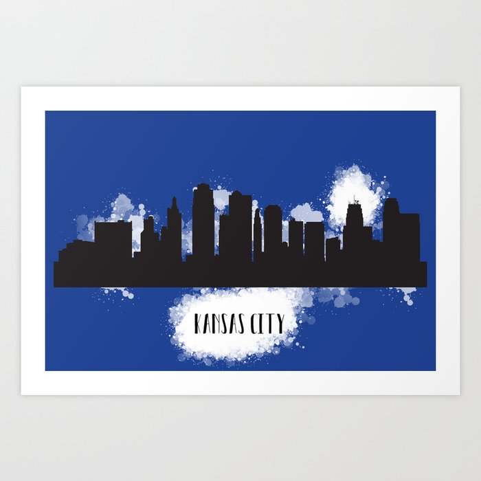 Kansas City Skyline Silhouette Art Print By Anytka Society6 7 amazing city skyline silhouette that will blow your mind. society6