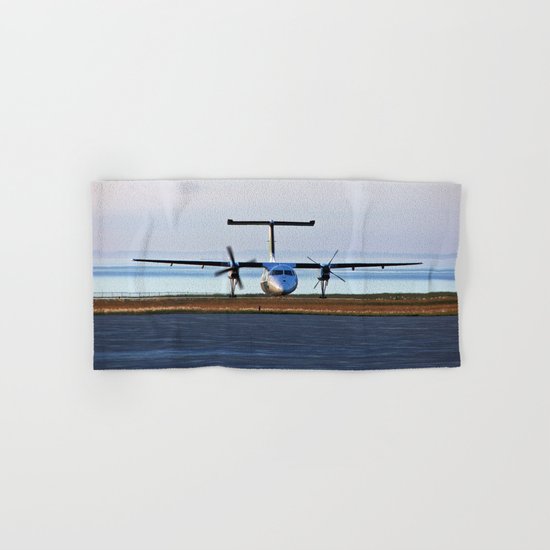 Plane Landing Hand & Bath Towel