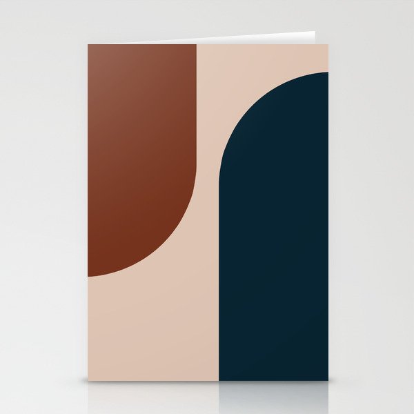 Modern Minimal Arch Abstract LXXV Stationery Cards