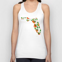 Florida State Flower - Orange Blossoms Unisex Tank Top