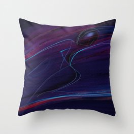 space girl mutations v01 Throw Pillow