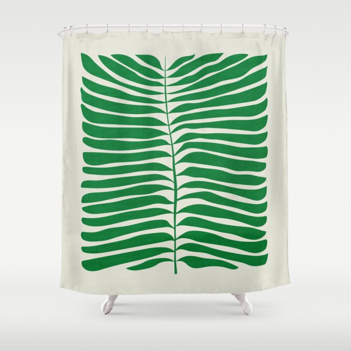 JAZZ FERNS 03 | Rain Forest Matisse Edition Shower Curtain