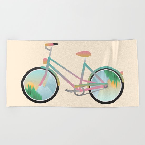 Pimp my bike Beach Towel