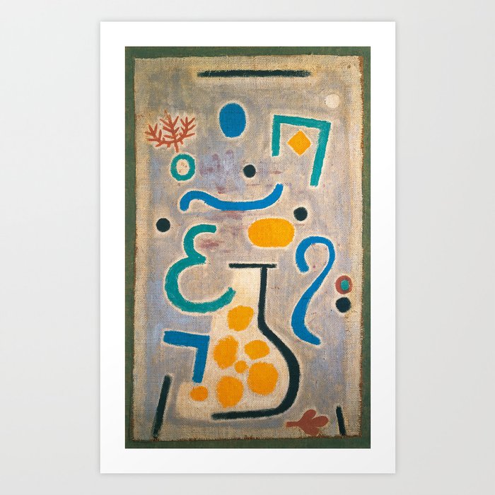 Paul Klee - Die Vase - The Vase Art Print