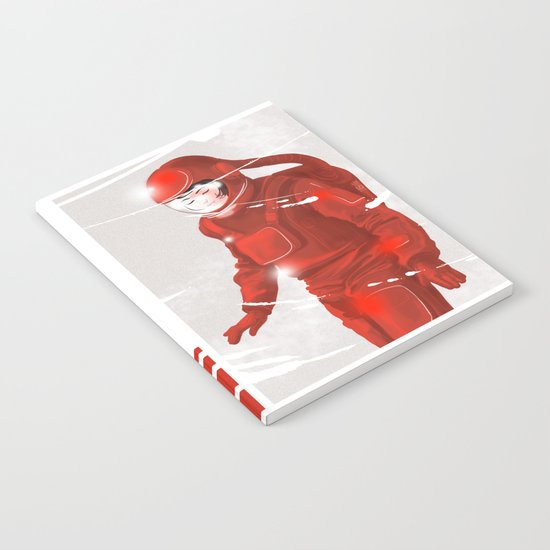 Hiroko in Storm // (astronaut girl) Notebook