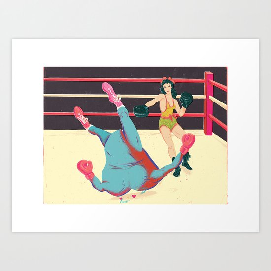 Punch Drunk Love II Art Print