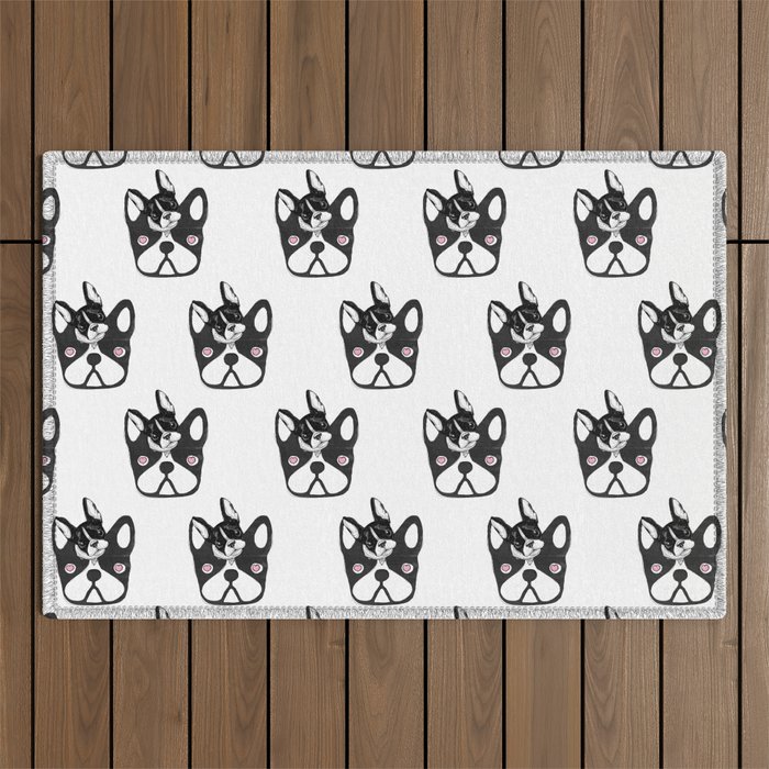 Love Frenchies Outdoor Rug