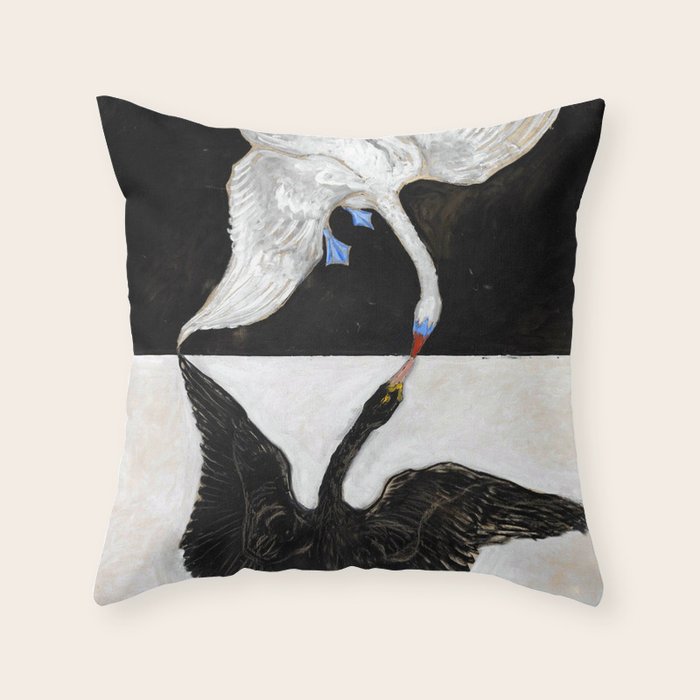 swan feather pillow