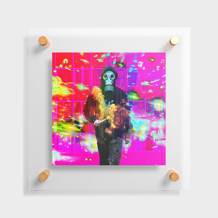 Color Rage - AI Art Floating Acrylic Print