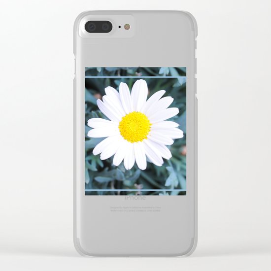 SMILE - Daisy Flower #1 Clear iPhone Case