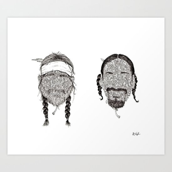 BEST BUDS Art Print