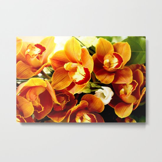Orchid Corsage Metal Print